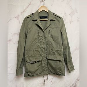 Zara Basic Cargo Utility Military Jacket